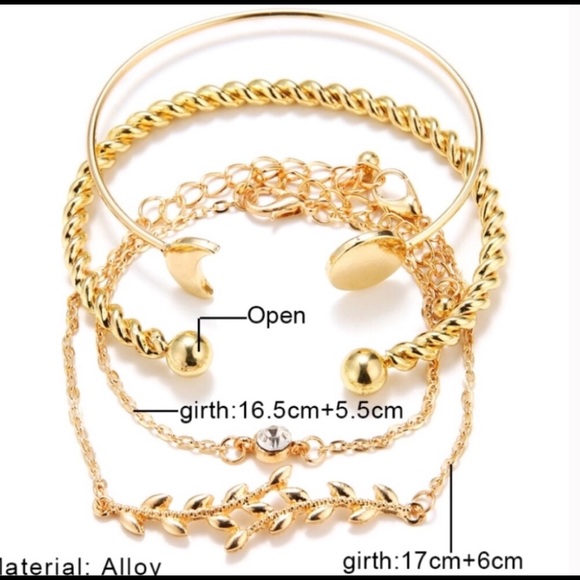 NEW Gold Plated Bracelets - Picture 6 of 7